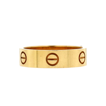 Cartier Love Band Ring 18K Yellow Gold