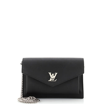 Louis Vuitton Mylockme Chain Pochette Leather Mini