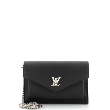 Louis Vuitton Mylockme Chain Pochette Leather Mini
