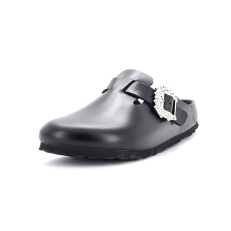 Manolo Blahnik x Birkenstock Women's Boston Mules Leather