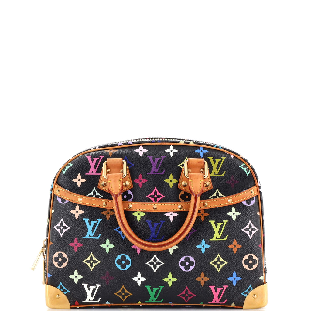 Louis Vuitton Trouville Handbag Monogram Multicolor Black 2749011