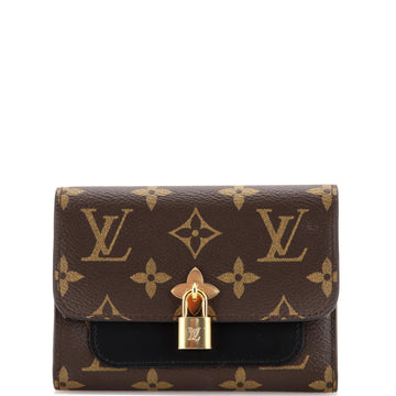 Louis Vuitton Flower Wallet Monogram Canvas Compact