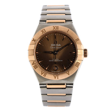 Omega Constellation Chronometer Co-Axial Automatic Watch Stainless Steel and Rose Gold 29