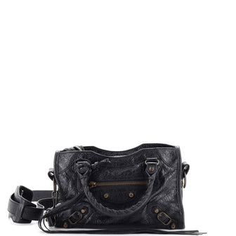 Balenciaga City Classic Studs Bag Leather Mini
