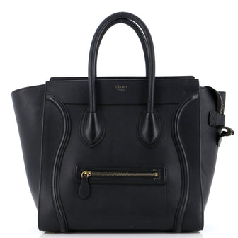 Celine Luggage Bag Grainy Leather Mini