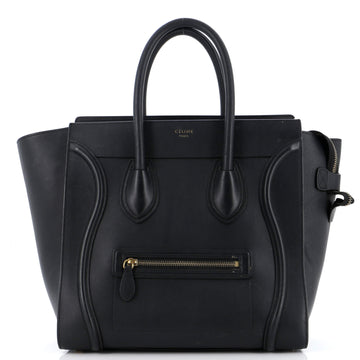 Celine Luggage Bag Grainy Leather Mini