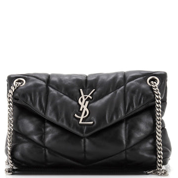 Saint Laurent Loulou Puffer Shoulder Bag Quilted Leather Small
