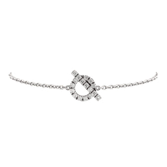 Hermes Finesse Bracelet 18K White Gold and Diamonds