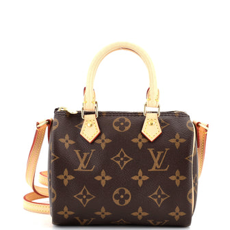 Louis Vuitton Speedy Bandouliere Bag Monogram Canvas Nano