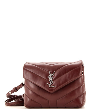 Saint Laurent Loulou Shoulder Bag Matelasse Chevron Leather Toy