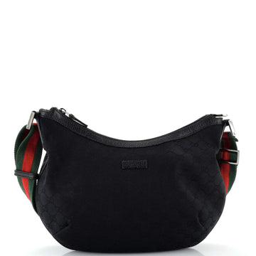 Gucci Saddle Zip Messenger Bag GG Canvas Medium