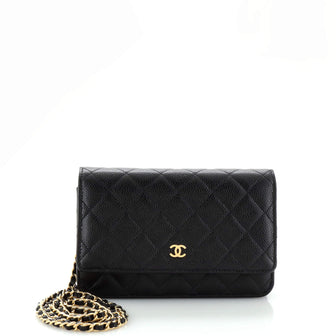 Chanel Wallet on Chain Quilted Caviar