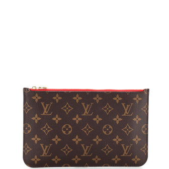Louis Vuitton Neverfull Pochette Monogram Canvas Large
