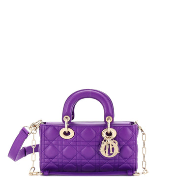 Christian Dior Lady D-Joy Bag Cannage Quilt Lambskin Small