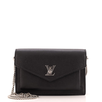 Louis Vuitton Mylockme Chain Pochette Leather Mini
