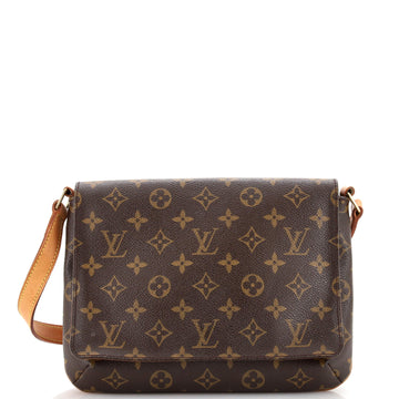 Louis Vuitton Musette Tango Handbag Monogram Canvas