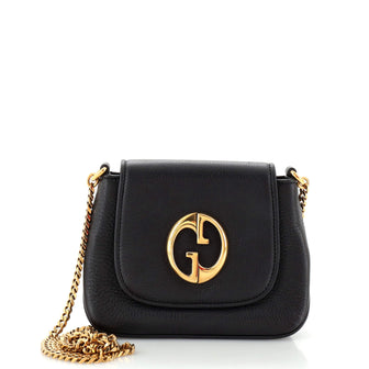 Gucci 1973 Chain Shoulder Bag Leather Small