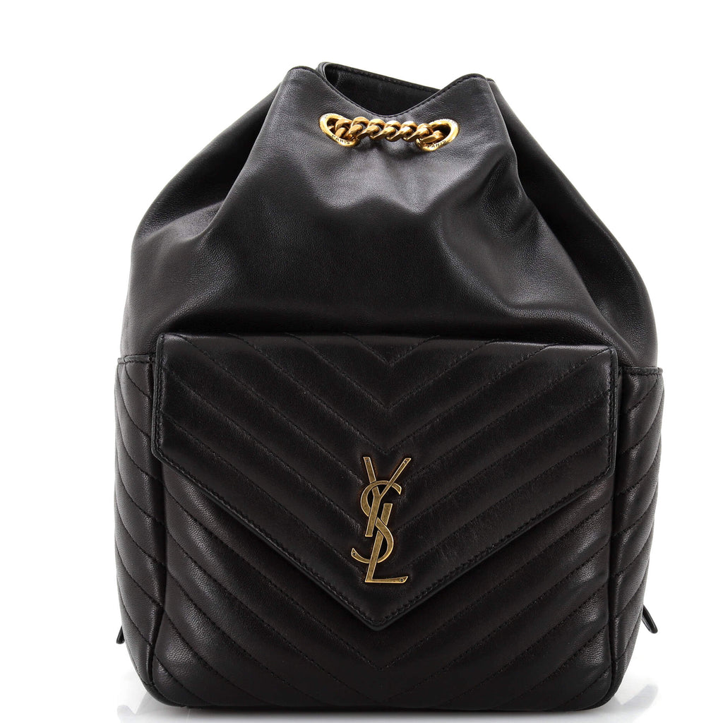 chevron leather backpack Saint Laurent Joe Backpack Matelasse Chevron Leather 275225