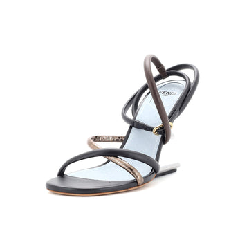 Fendi Women's First Strappy Heeled Sandals Leather