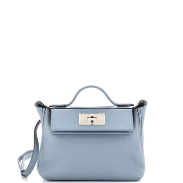 Hermes 24/24 Bag Verso Evercolor with Swift 21