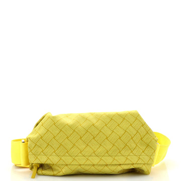 Bottega Veneta Webbing Zip Belt Bag Intrecciato Effect Jacquard