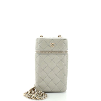 Chanel Classic Vanity Phone Holder with Chain Quilted Lambskin