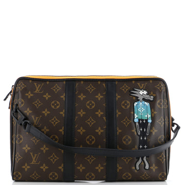 Louis Vuitton Keepall Pouch Monogram Canvas with LV Friends Patch