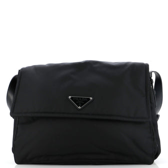 Prada Padded Flap Shoulder Bag Re-Nylon Large