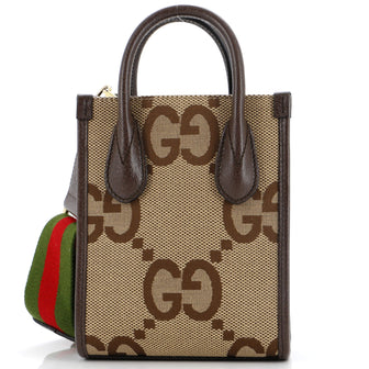 Gucci Vertical Tote Jumbo GG Canvas Mini