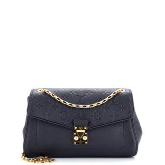 Louis Vuitton Saint Germain Handbag Monogram Empreinte Leather PM