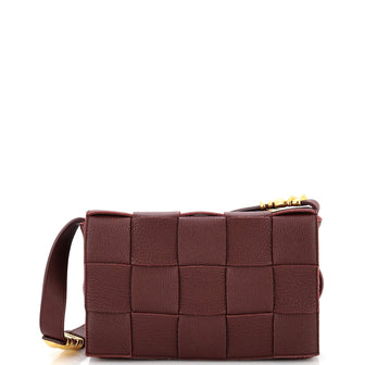 Bottega Veneta Cassette Crossbody Bag Maxi Intrecciato Grained Leather