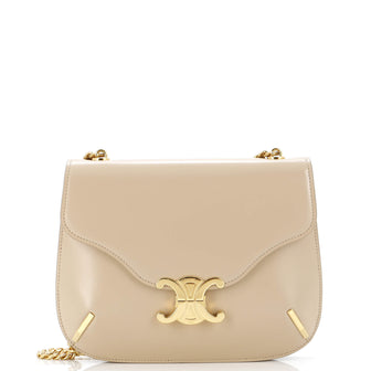 Celine Besace Triomphe Shoulder Bag Smooth Calfskin Small