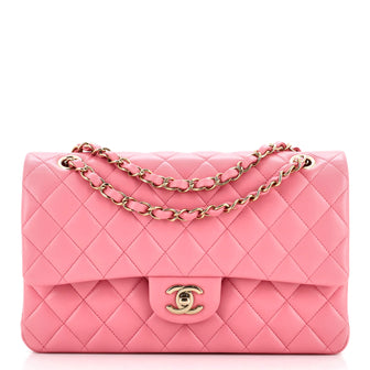 Chanel Classic Double Flap Bag Quilted Lambskin Medium