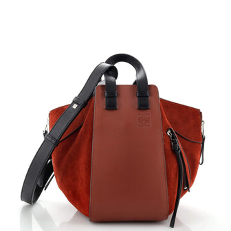 Loewe Hammock Bag Leather and Suede Small