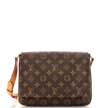 Louis Vuitton Musette Tango Handbag Monogram Canvas