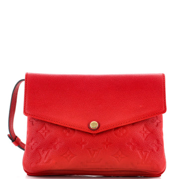 Louis Vuitton Twice Handbag Monogram Empreinte Leather