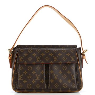 Louis Vuitton Viva Cite Handbag Monogram Canvas GM