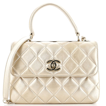 Chanel Trendy CC Top Handle Bag Quilted Lambskin Small