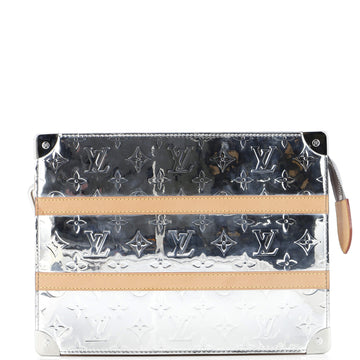 Louis Vuitton Trunk Pouch Monogram Mirror Coated Canvas