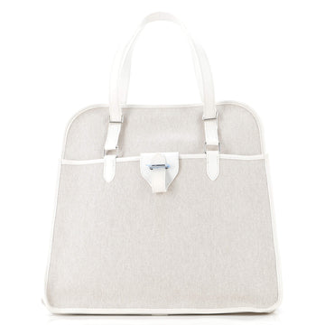 Hermes Jumping Tote Toile with Swift
