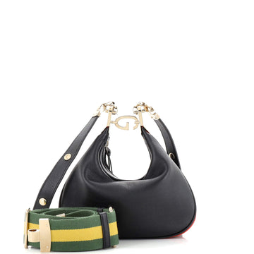 Gucci Attache Shoulder Bag Leather Small