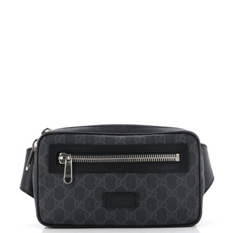 Gucci Soft Zip Belt Bag GG Coated Canvas Small
