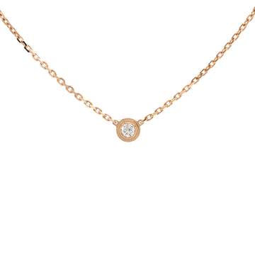 Cartier Cartier D'Amour Pendant Necklace 18K Rose Gold with Diamond XS