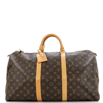 Louis Vuitton Keepall Bag Monogram Canvas 50