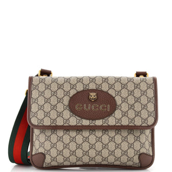 Gucci Neo Vintage Flap Messenger GG Coated Canvas Medium
