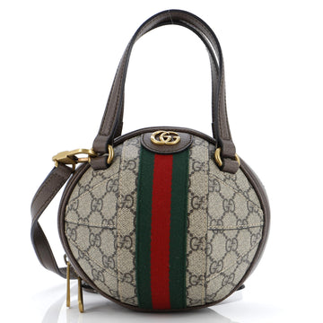 Gucci Ophidia Basketball Bag GG Coated Canvas Mini