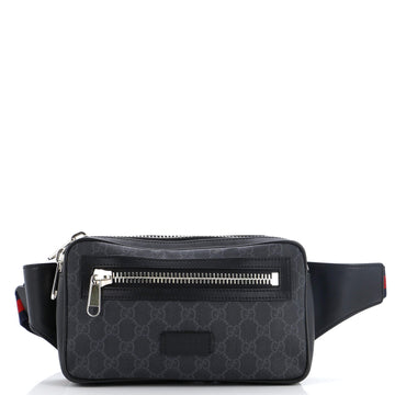 Gucci Soft Zip Belt Bag GG Coated Canvas Small