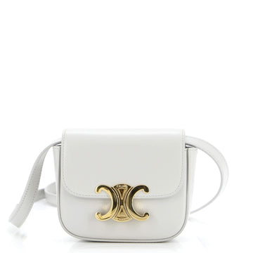 Celine Triomphe Shoulder Bag Smooth Calfskin Mini
