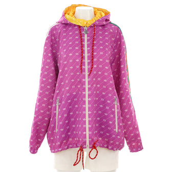Gucci x adidas Reversible Hooded Windbreaker Printed Polyester