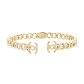 Chanel CC Chain Link Choker Necklace Metal